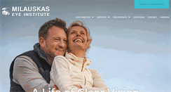 Desktop Screenshot of milauskas-eye.com